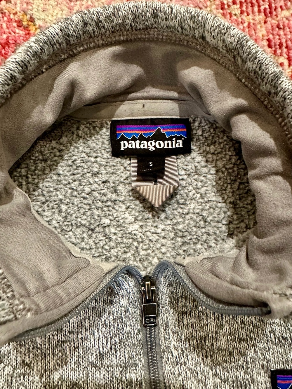 Women’s Patagonia Gray Quarter-Zip Fleece Pullover - Picture 2 of 3